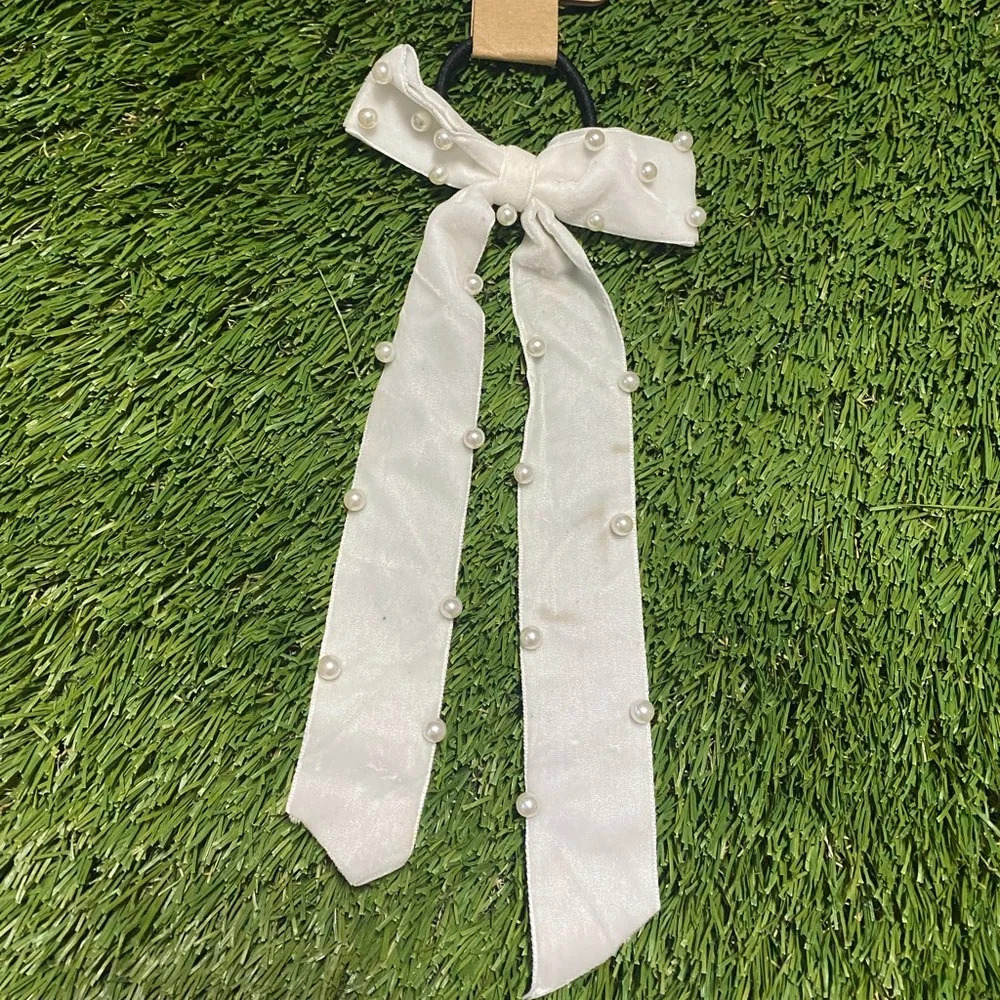 Nordstrom Berry Bow Hair Tie